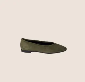 Siena - Army Green Suede Shop Fair