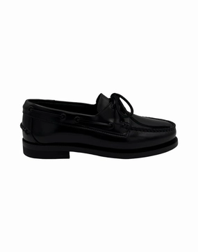 Walking Polished Leather Boat Shoe