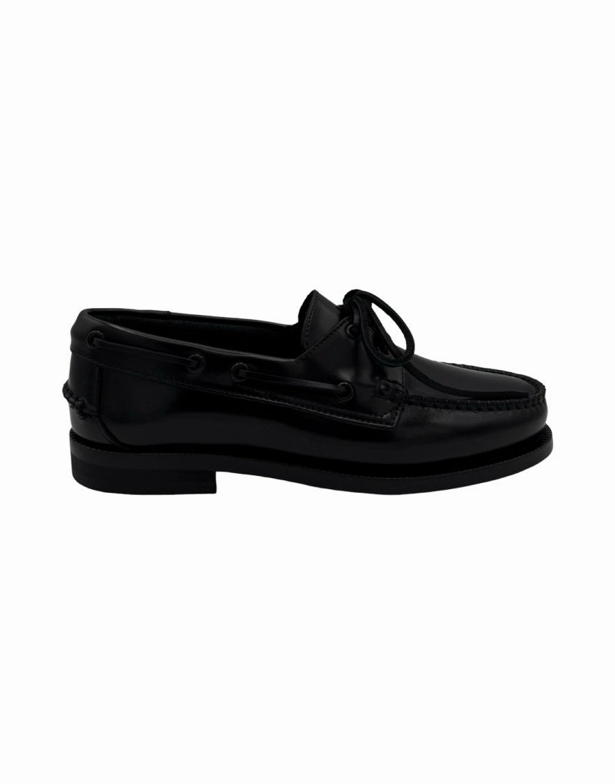 Guard Steps Polished Leather Boat Shoe