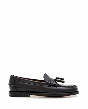 Classic Dan Multi Tassel Leather Loafer Practical Slip-Ons
