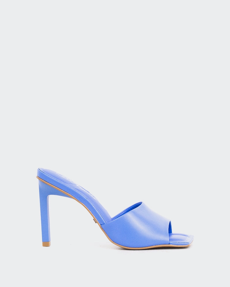 Comfort Memory Foam Sandal Strap Sosua Blue Leather