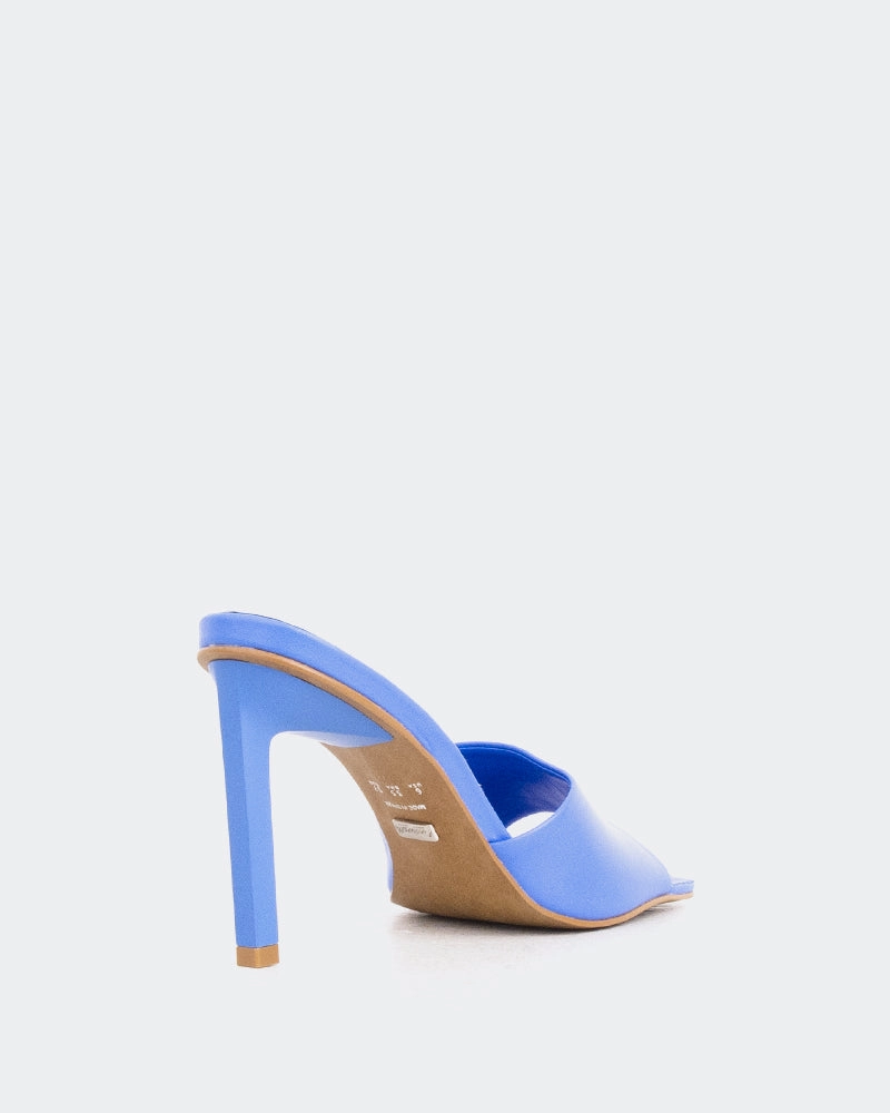 Open Toe Design Customizable Sosua Blue Leather