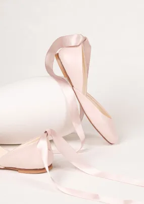 Dance Floor Bay Glow LUNA Ballet Flats - Blush