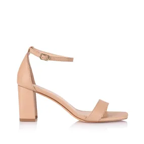 Base Wear All Ground Neeka Block Heel Sandals - Nude