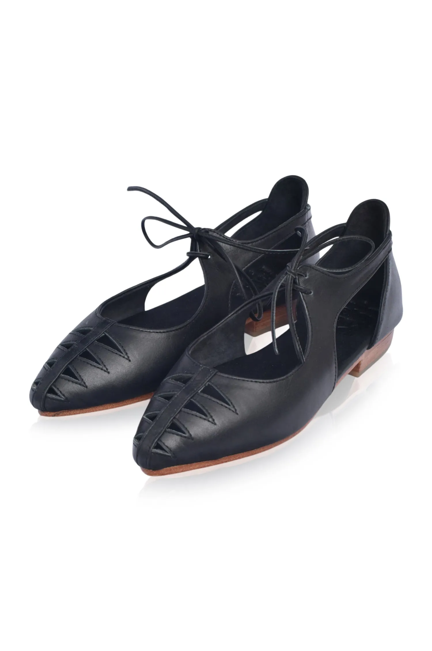 Eden Pointy Toe Ballet Flats Timeless Footwear