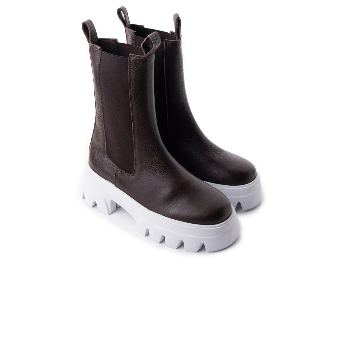 Tacoma Brown Leather Versatile Footwear Trendy Outfit