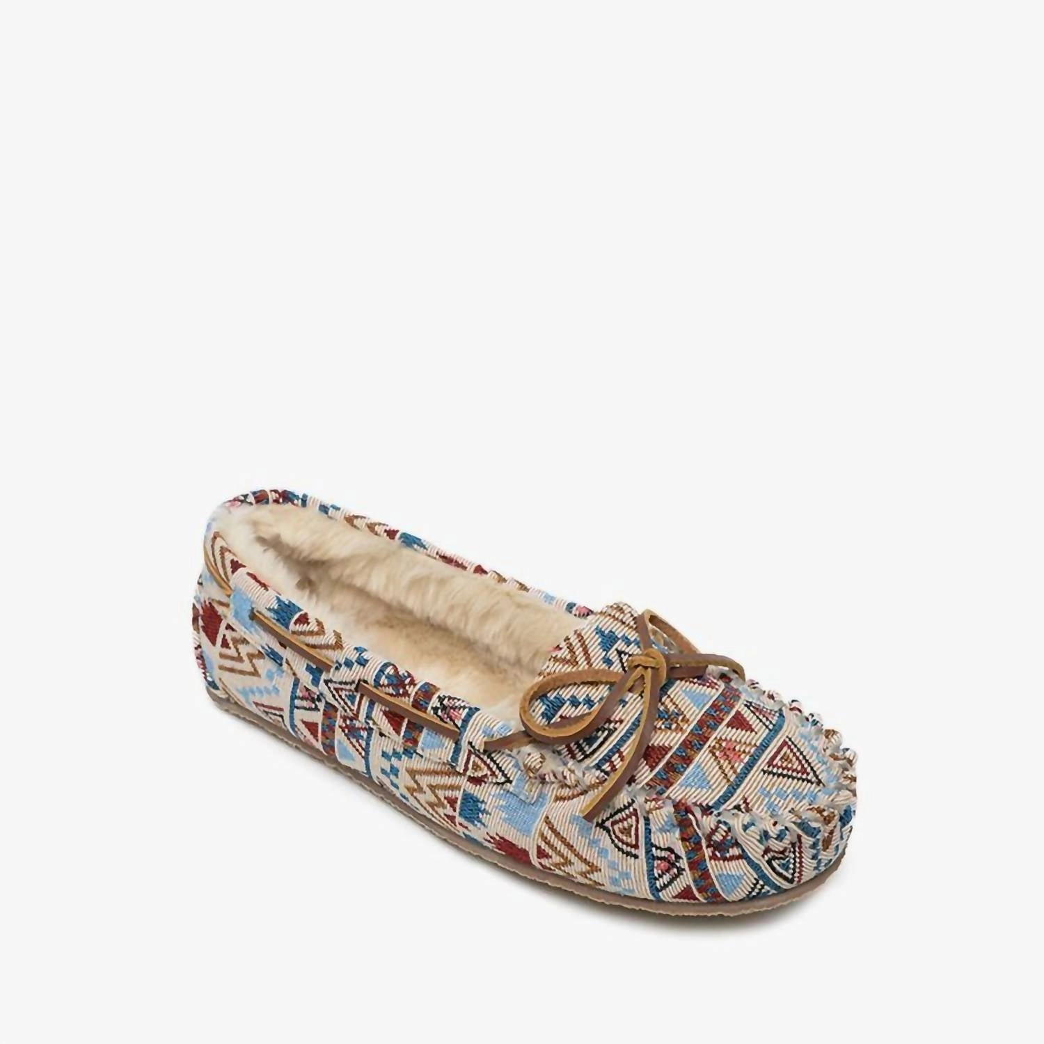 Joy Step Balanced feel Women's Cally Low Moccasin In Cream Mosaic