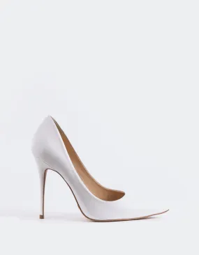 Luxury boots Bejeweled Heels Teeva White Leather