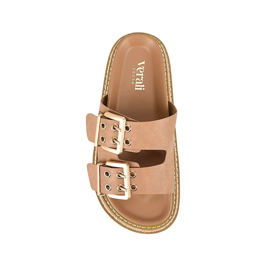 fitness shoes Thatcher Platform Slides - Biscuit