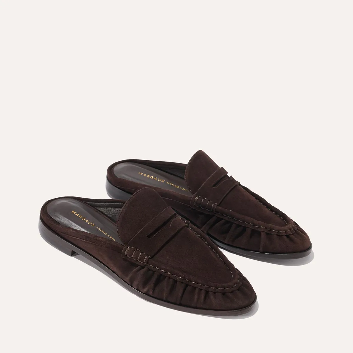 The Astor - Espresso Suede Traction Grip beach lovers