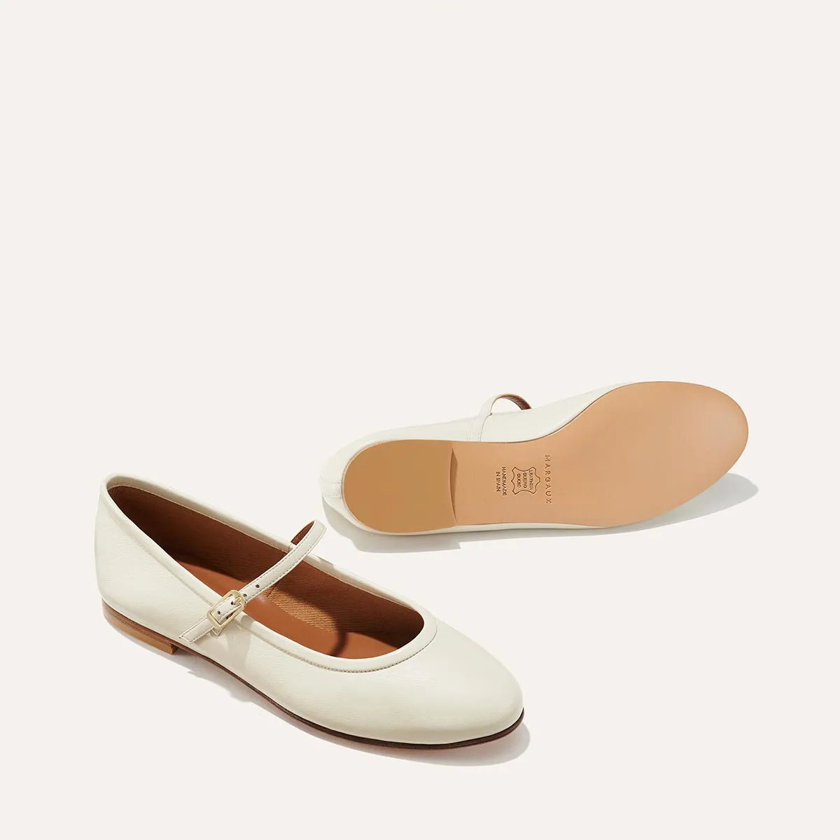 Fashionable Style The Demi Jane - Ecru Nappa