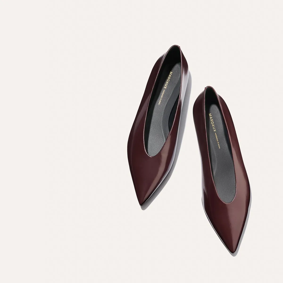 Eco Friendly Components Impact Diffusing Heel The Parra - Burgundy Calf