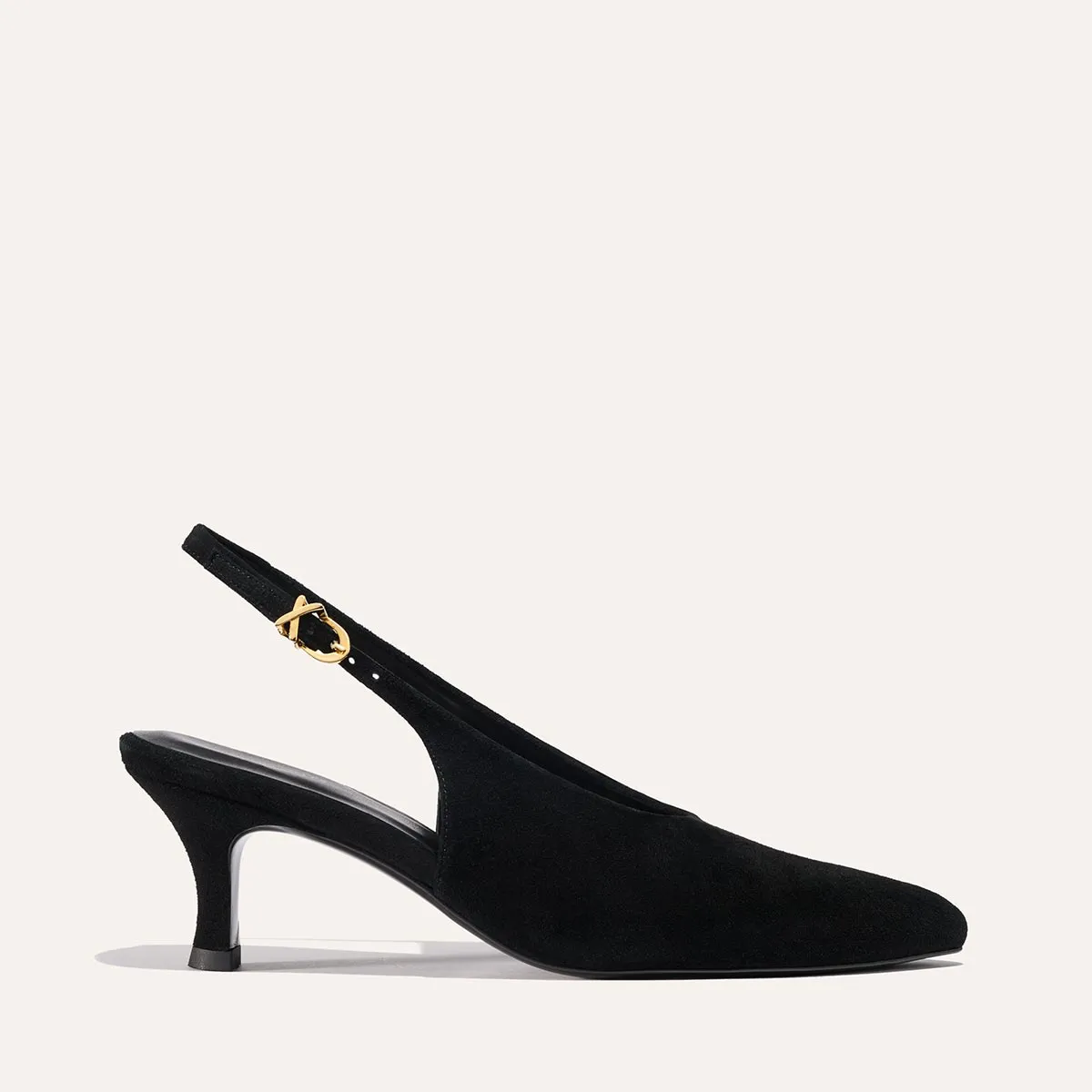 Orthopedic Friendly Design The Prado Sling - Black Suede