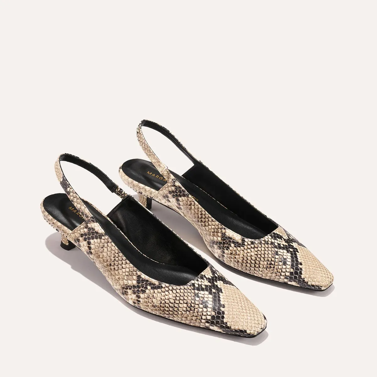 The Sofia Sling - Natural Python Embossed snowboarders