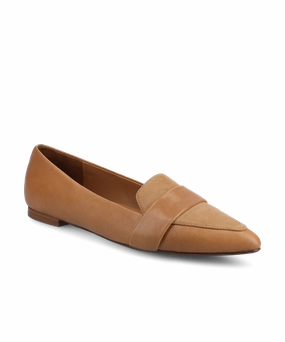 Elegant Shoes The Sparrow Loafer - Cappuccino Leather