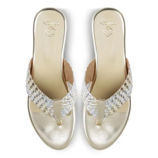 WENDY- GOLD PLATFROMS comfort - level