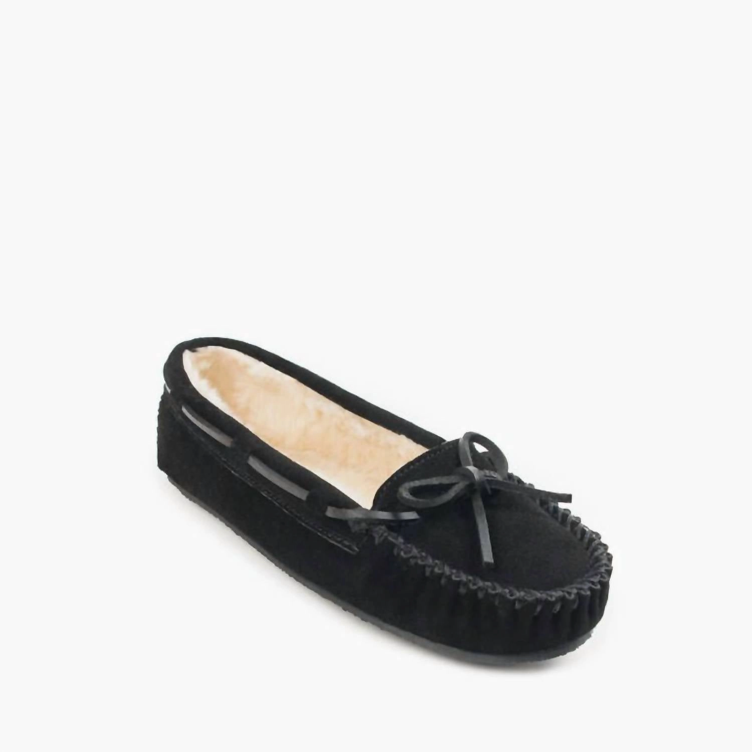 Women's Cally Low Moccasin In Black Light Pace Daily Grip