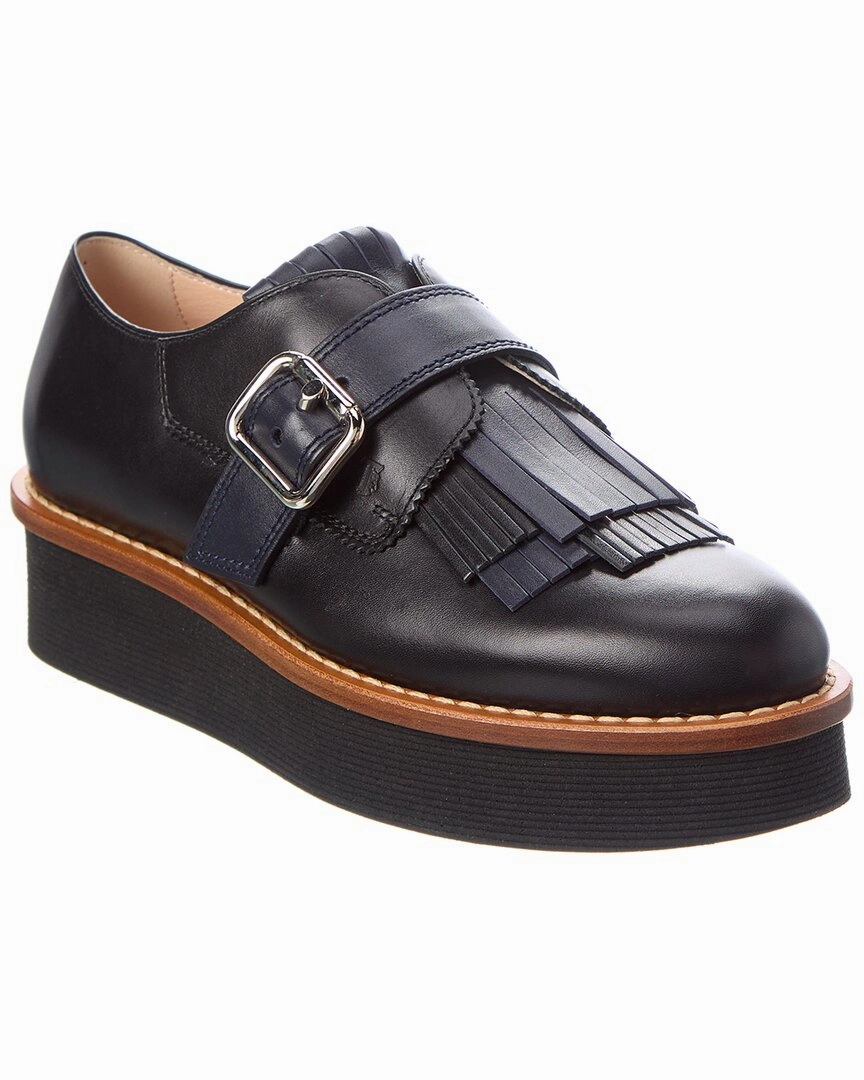 TOD??s Fringe Leather Loafer Wide fit