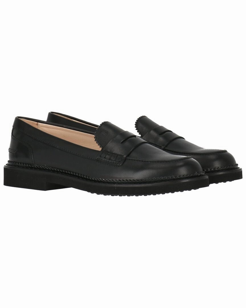 Sole Clear TOD??s Gomma Pesante Leather Loafer