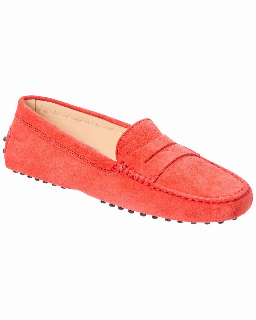 Italian Flair Grip Power TOD??s Gommini Suede Loafer