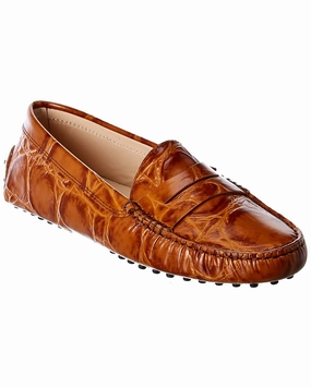Contrast Stitching TOD??s Gommino Leather Loafer