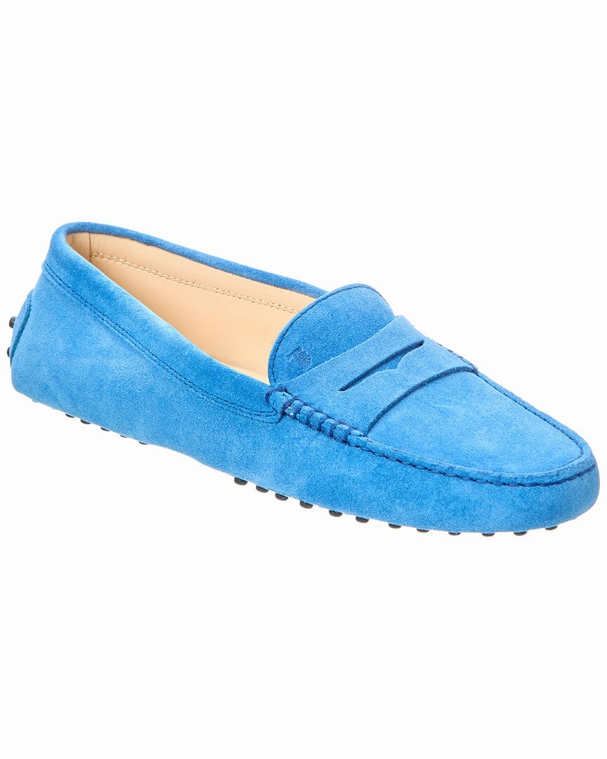 TOD??s Gommino Suede Loafer Italian Flair