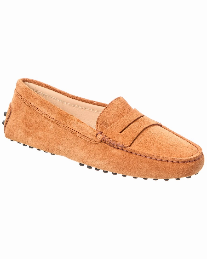 TOD??s Gommino Suede Loafer Unstructured Style Walk Steady