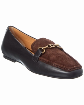 Coffee Path TOD??s Leather & Suede Loafer