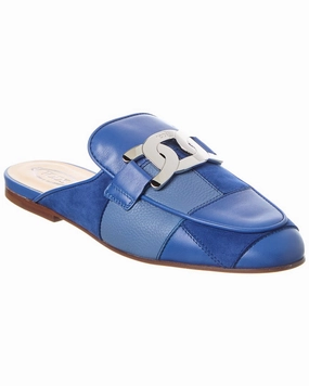 TOD??s Suede & Leather Loafer Interview Attire