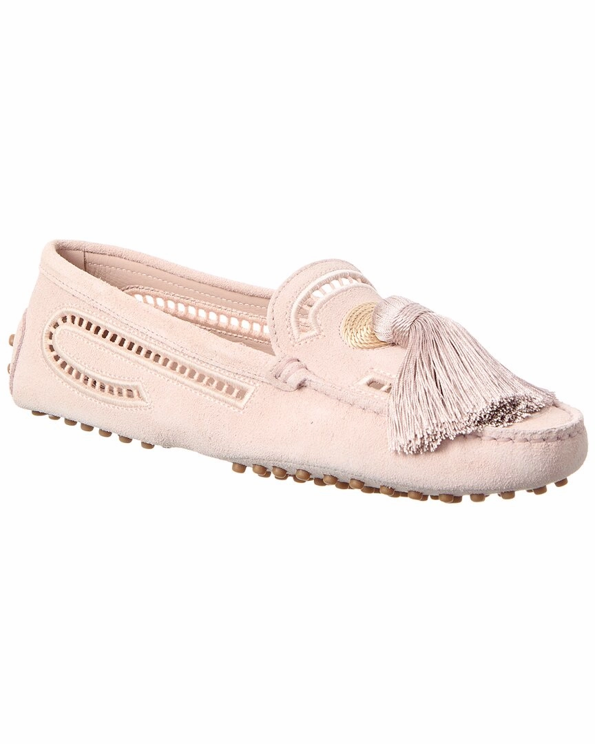Rubber Sole Slow Power TOD??s Suede Loafer