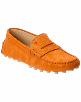 TOD??s Suede Loafer Strong Power Soft Leather Walking Shoes