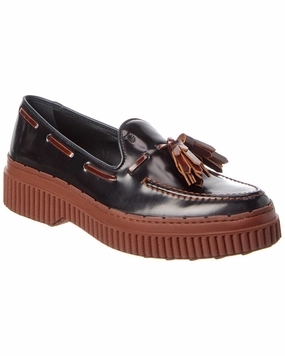 Chic Comfort TOD??s Tassel Leather Loafer