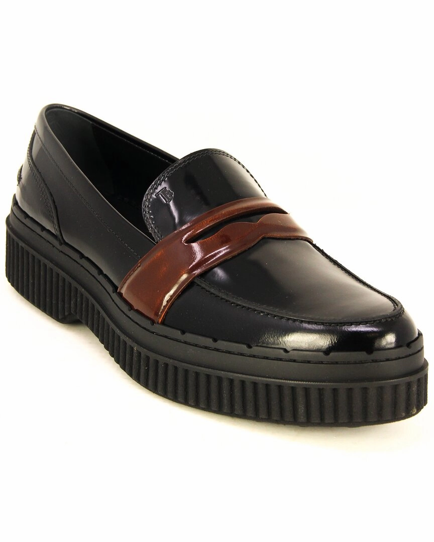 Soft Landing TOD??s Traversina Patent Moccasin