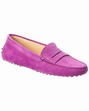 TODs Gommino Suede Loafer wide feet Effortless Footwear