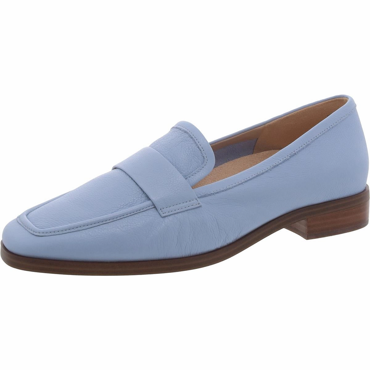 Sellah II Womens Leather Square Toe Loafers True Walk