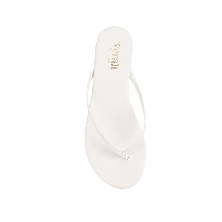 Tori Thongs - Chalk White Fashionable Functional Shoes Easy-to-Wear Shoes