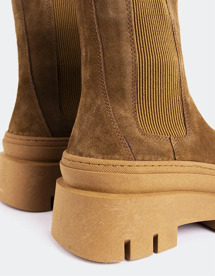 Timeless Boot Smart Match Delya Tan Suede