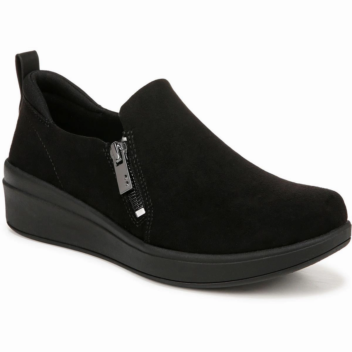 Luminous   Womens Zipper Arch Support Slip-On Sneakers Fun Day