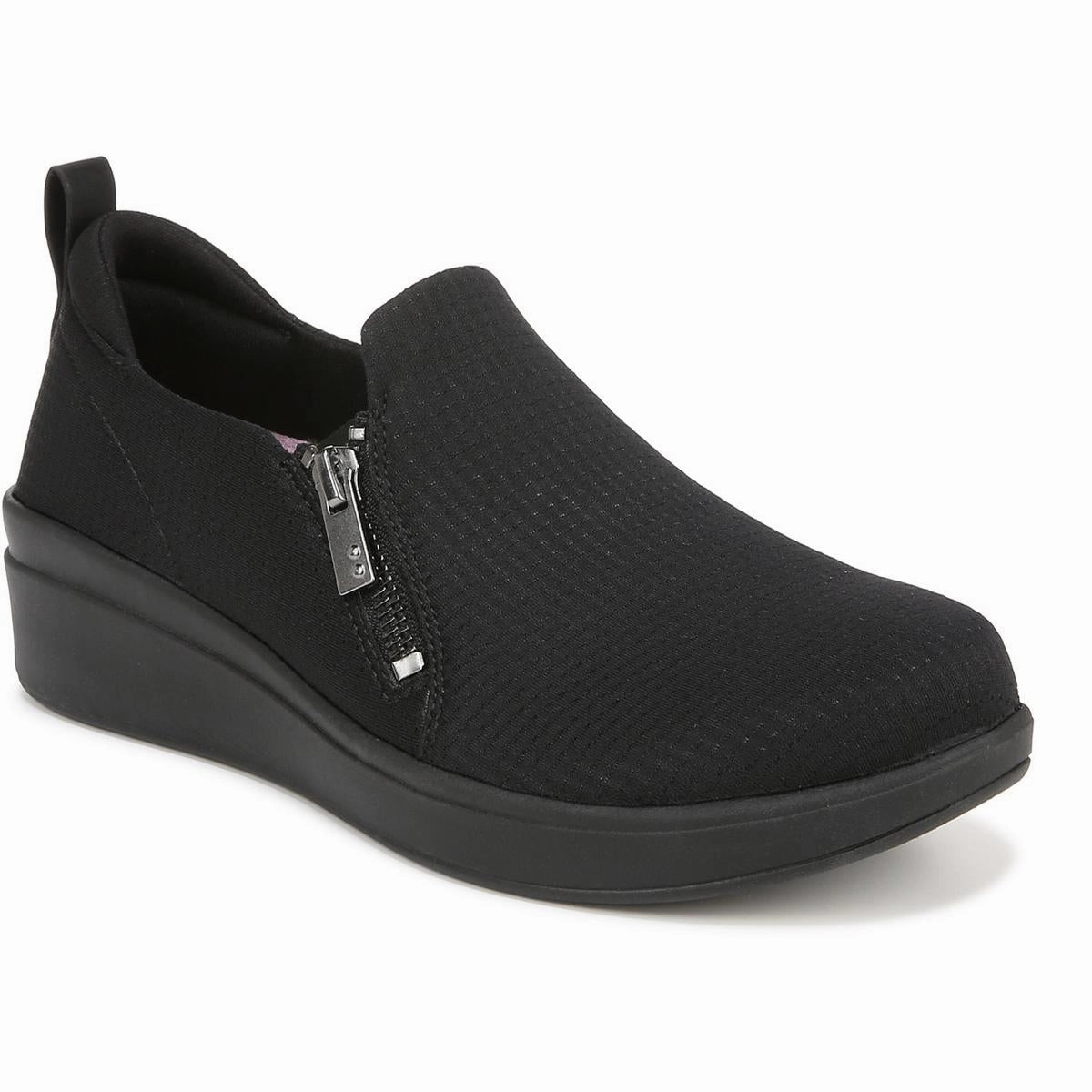 Street Path Sophisticated Style Luminous   Womens Zipper Arch Support Slip-On Sneakers