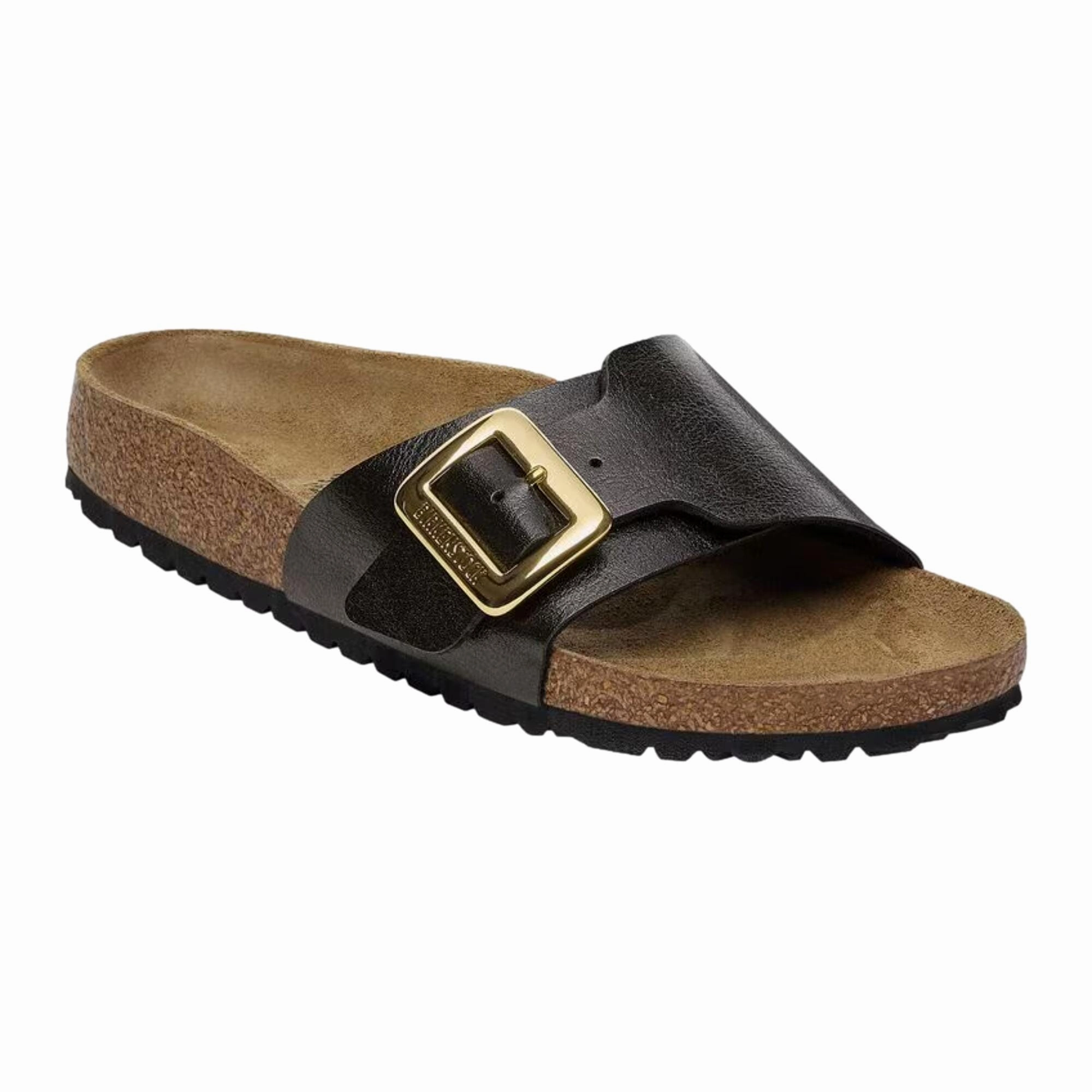 Move Free Understated Detail Birkenstock Catalina Cushion Buckle Graceful Licorice  1029481 Women's