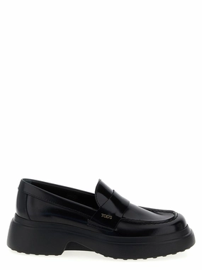 Brushed Calf Leather Loafers Strong Walk Sunny Path