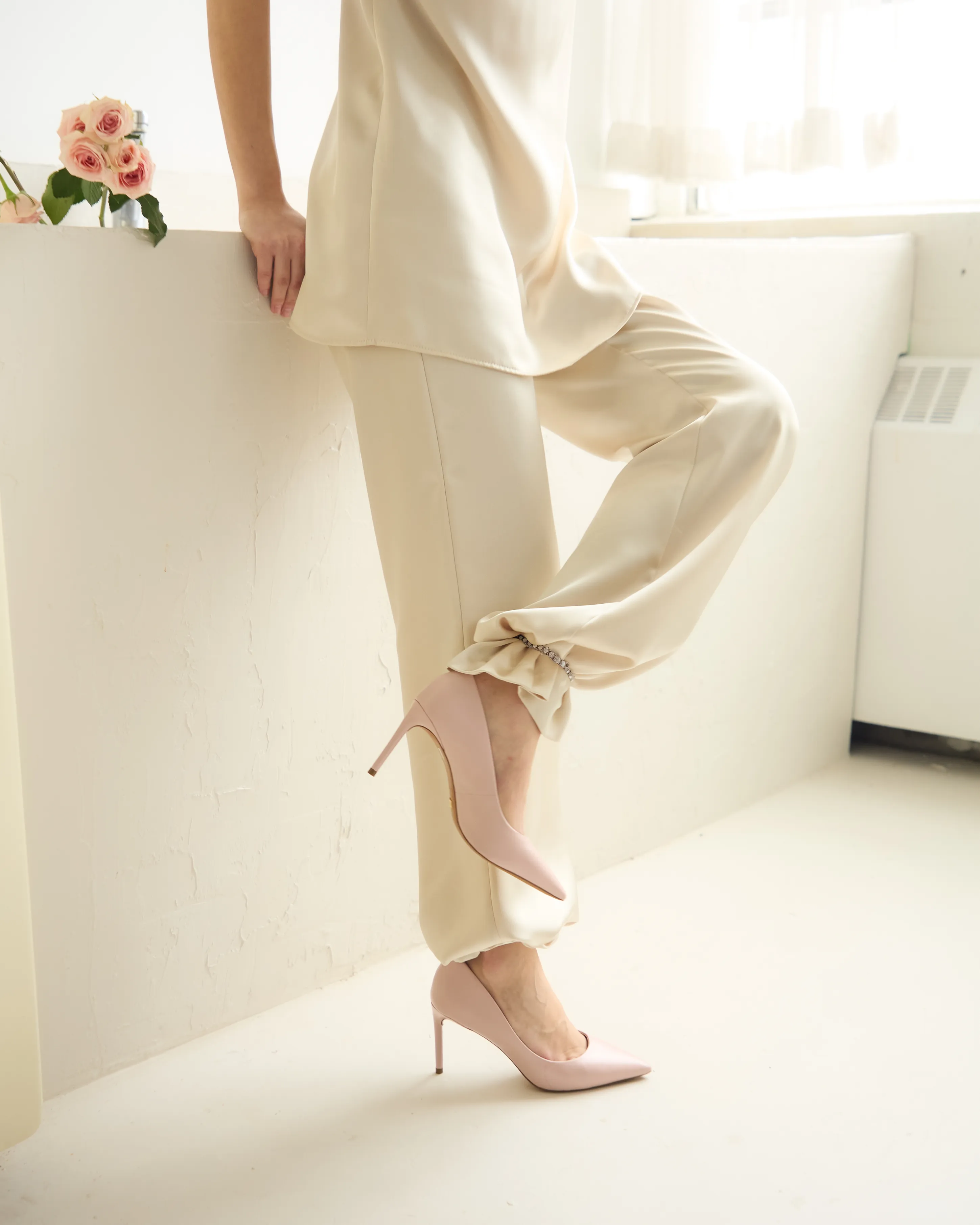 Premium Footwear Zinnia Pink Leather