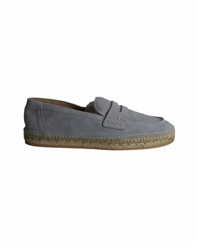 Gianvito Rossi Lido Loafers in Grey Suede Air Cushion
