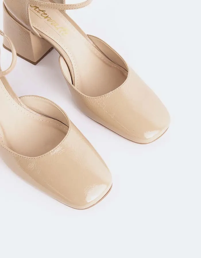 Parenna Nude Naplack Special Occasion Shoes Dress Shoes