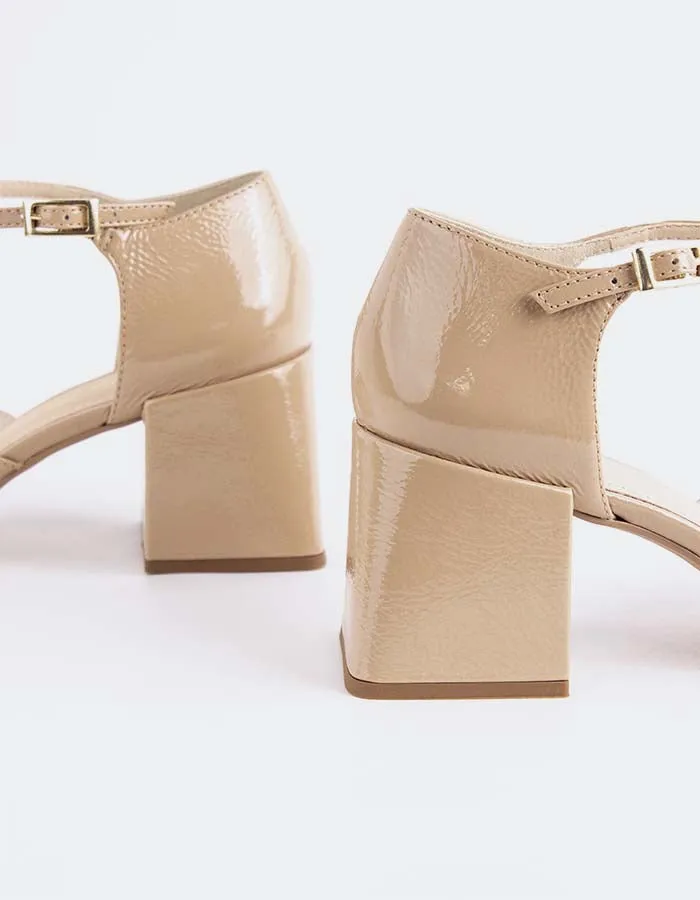 Padded Removable Footbed Parenna Nude Naplack