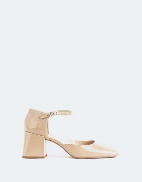 Parenna Nude Naplack Statement Heels