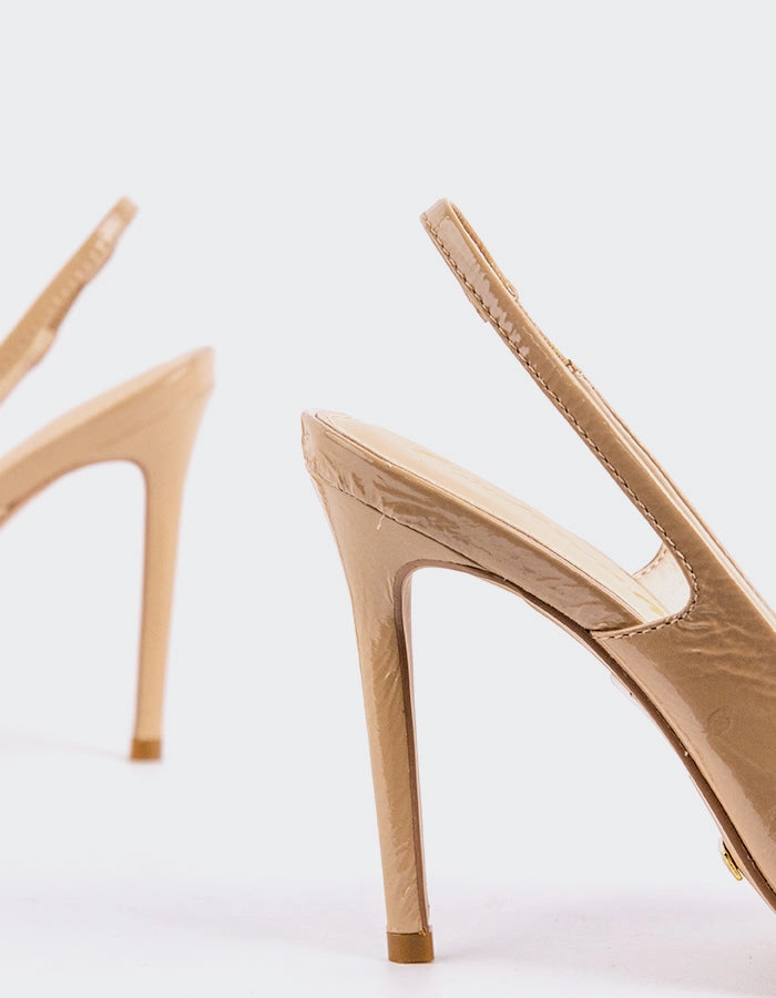 Twylla Nude Naplack Smart Pumps Laced