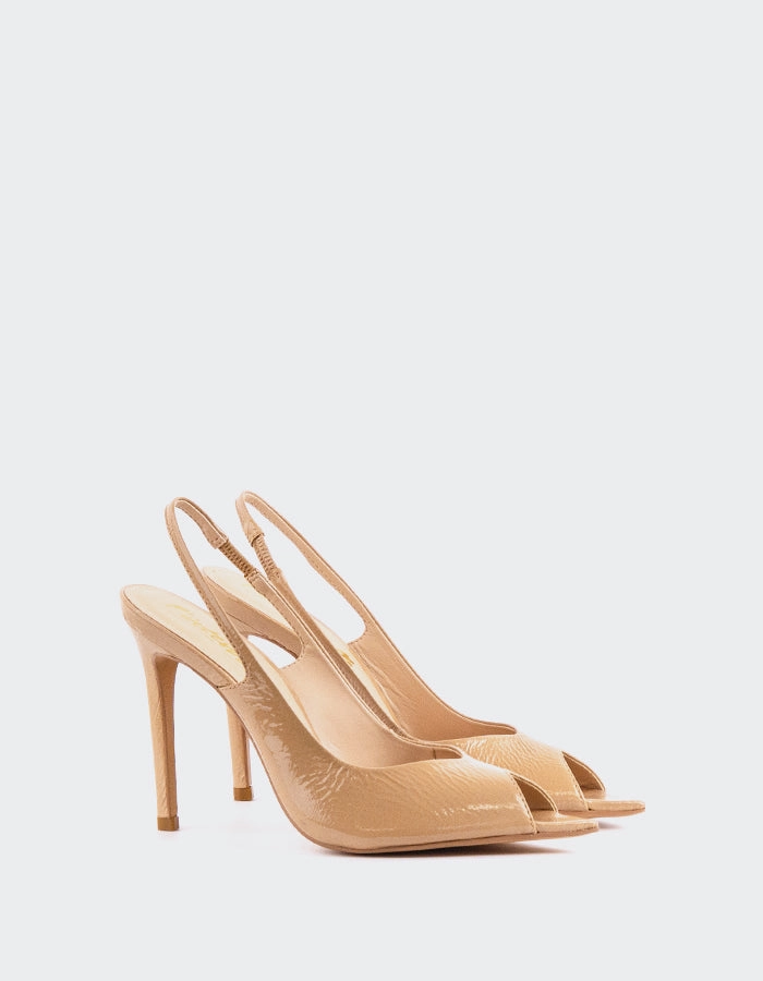 Twylla Nude Naplack Pointed Toe Shoes Impact protection