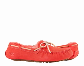 Quiet Step UGG Dakota 1107949-NTCR Slippers Women's Coral Pick Suede Slip On Casual Moccasi