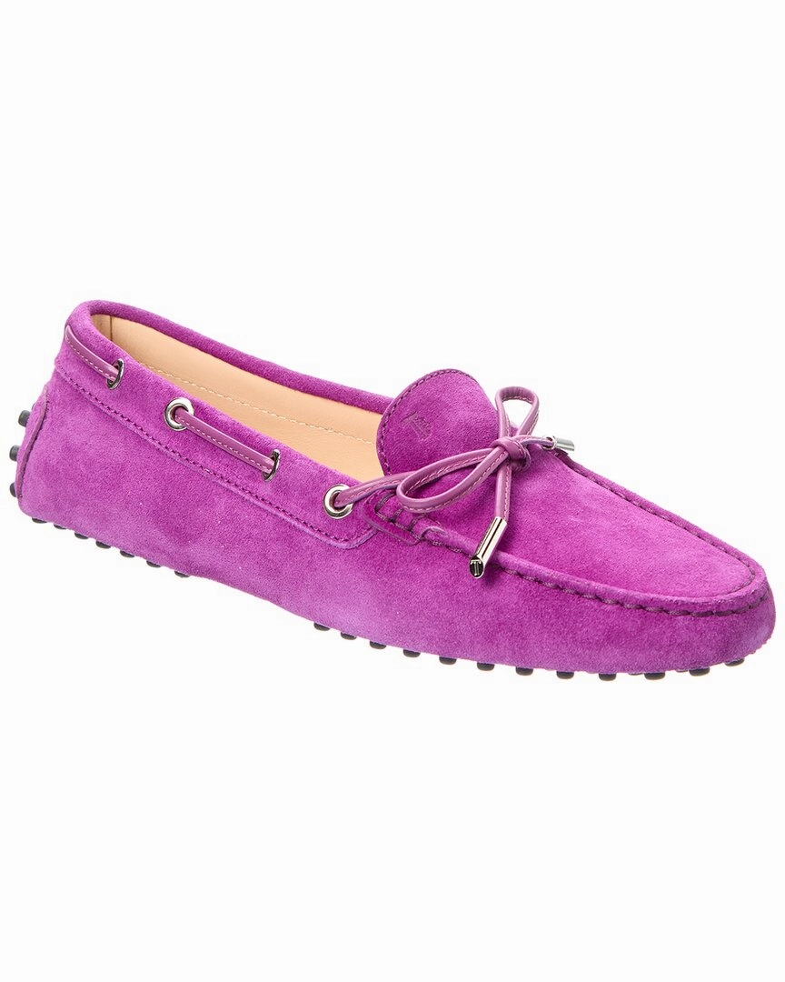 TOD??s Gommino Suede Loafer light texture Handmade Craft